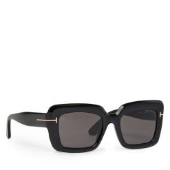 Okulary przeciwsłoneczne Tom Ford. Czarne okulary przeciwsłoneczne Tom Ford, bez wzorów. Za 1,889.00 zł.