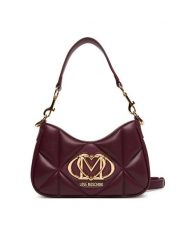 LOVE MOSCHINO Torebka JC4080PP1NLC0552 Bordowy. Czerwone torebki klasyczne Love Moschino, bez wzorów, ze skóry, bez dodatków. Za 1,019.00 zł.