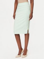 Rinascimento Spódnica ołówkowa CFC0127985003 Zielony Slim Fit. Zielone spódnice Rinascimento, xl, bez wzorów, z syntetyku, ołówkowe. Za 379.99 zł.