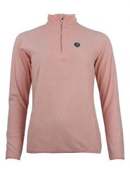 Peak Mountain Bluza polarowa w kolorze jasnoróżowym rozmiar: XL. Różowe bluzy Peak Mountain, xl, z aplikacjami, z materiału, bez kaptura. Za 100.99 zł.