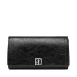 Portfel Calvin Klein. Czarne portfele Calvin Klein, bez wzorów. Za 329.99 zł.