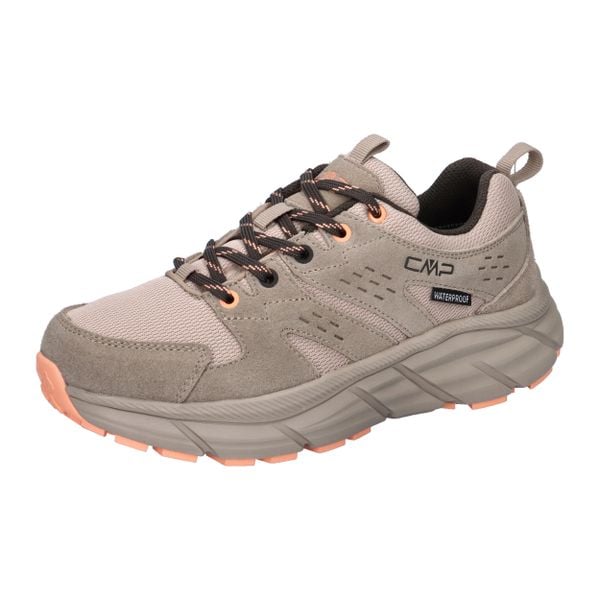 Damskie buty trekkingowe CMP Kamsel WP Low. Brązowe trekkingi CMP, z gumy, trekkingowe. Za 299.00 zł.