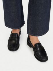 Lasocki Lordsy CEO-WI45-VR-11800-2 Czarny. Czarne lordsy Lasocki, bez wzorów, ze skóry, bez obcasa, bez zapięcia. Za 229.99 zł.