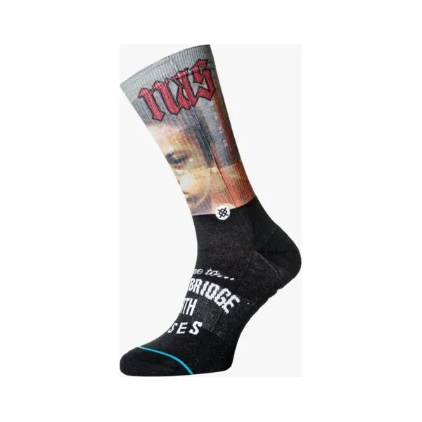 Stance Skarpety Anthem Nas , czarny, rozmiar L. Czarne skarpety Stance, bez wzorów, z bawełny. W wyprzedaży za 59.99 zł.