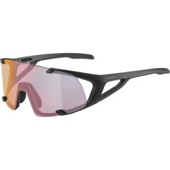 Alpina Hawkeye S QV sportowe okulary przeciwsłoneczne matowy czarny/rainbow. Czerwone okulary przeciwsłoneczne OLYMPIC SPORTSWEAR, bez wzorów, z tworzywa sztucznego, sportowe. Za 952.15 zł.