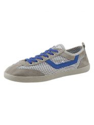 Heine Skórzane sneakersy w kolorze beżowo-niebieskim rozmiar: 39. Brązowe trampki Heine, bez wzorów, ze skóry, bez zapięcia. Za 109.78 zł.