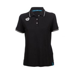 Koszulka polo damska Arena Team Polo shirt Solid Cotton. Czarne koszulki polo Arena, xl, bez wzorów, z bawełny, bez kołnierzyka, bez ramiączek. Za 218.00 zł.