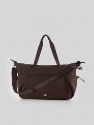 4F Torba sportowa (25 L) damska - brązowa Uniwersalny. Brązowe torby na ramię 4f, bez wzorów, z materiału, sportowe, na ramię, bez dodatków. Za 199.99 zł.