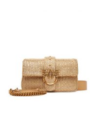 PINKO Torebka Love One Mini Slouchy Fl PE 25 PLTT 104340 A2CE Złoty. Żółte torebki klasyczne Pinko, bez wzorów, z tworzywa sztucznego, bez dodatków. Za 1,099.00 zł.