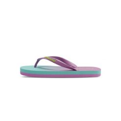 Klapki damskie Hummel Gradient. Fioletowe klapki Hummel, bez wzorów, bez obcasa. Za 111.50 zł.