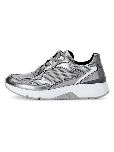 Gabor Sneakersy w kolorze srebrnym rozmiar: 40. Szare trampki Gabor, bez wzorów, bez zapięcia. Za 229.95 zł.