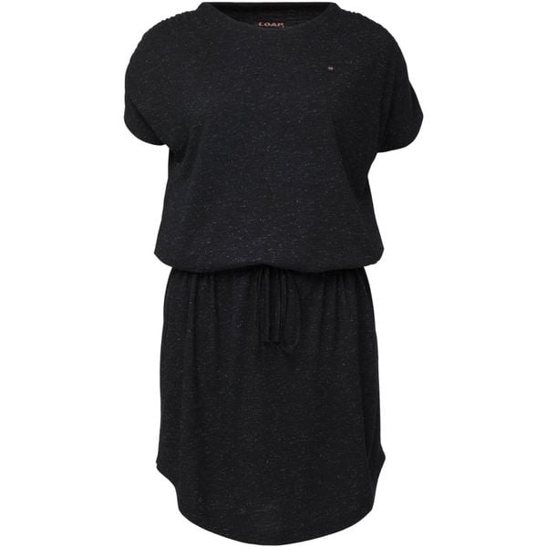 Sukienka damska LOAP Bugatela, XS. Niebieskie sukienki ZOOPLEMENTS, do pracy, xs, bez wzorów, biznesowe, bez kołnierzyka, bez ramiączek, sportowe. Za 45.99 zł.