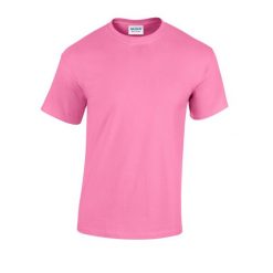 Ciężka Bawełniana Koszulka Unisex Dla Dorosłych. Fioletowe bluzki GILDAN, xl, bez wzorów, z bawełny, sportowe, bez kołnierzyka, bez ramiączek. Za 30.99 zł.