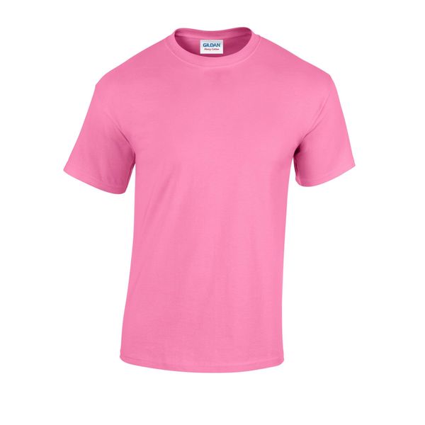 Ciężka Bawełniana Koszulka Unisex Dla Dorosłych. Fioletowe bluzki GILDAN, m, bez wzorów, z bawełny, sportowe, bez kołnierzyka, bez ramiączek. Za 32.99 zł.