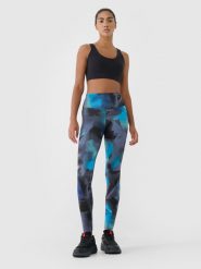 4F Legginsy treningowe z wysokim stanem damskie - multikolor L. Legginsy 4f, l, bez wzorów, z dzianiny, z podwyższonym stanem. W wyprzedaży za 99.99 zł.