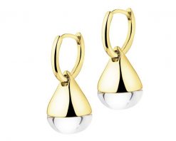 Kolczyki z mosiądzu pozłacane z kryształami. Kolczyki Artelioni, pozłacane. Za 179.00 zł.