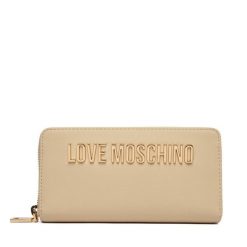 Portfel LOVE MOSCHINO. Brązowe portfele Love Moschino, bez wzorów. Za 439.99 zł.
