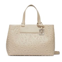 Torebka Armani Exchange. Brązowe torebki klasyczne Armani Exchange, bez wzorów, bez dodatków. Za 679.99 zł.