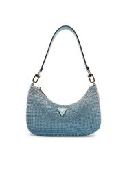Guess Torebka HWOR93 50720 Niebieski. Niebieskie torebki klasyczne Guess, z aplikacjami, z materiału, bez dodatków. Za 469.99 zł.