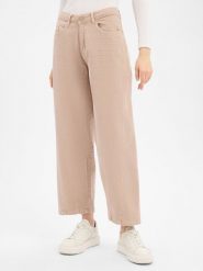 Opus Dżinsy barrel - Lolah edgy Kobiety Bawełna beżowy jednolity, 36-28. Brązowe jeansy Opus, bez wzorów. Za 449.95 zł.