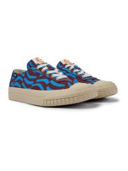 Camper Sneakersy "Camaleon" w kolorze niebiesko-brązowym rozmiar: 36. Brązowe trampki Camper, bez wzorów, bez zapięcia. Za 173.99 zł.