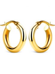 Diamant Exquis Złote kolczyki-kreole rozmiar: onesize. Żółte kolczyki Diamant Exquis, złote. Za 1,609.99 zł.