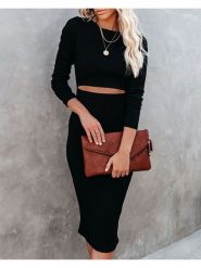 Milan Kiss Sukienka w kolorze czarnym rozmiar: XL. Czarne sukienki Milan Kiss, xl, bez wzorów, bez kołnierzyka, bez ramiączek, midi. Za 165.99 zł.