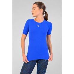 Koszulka z krótkim rękawem sportowa damska Nessi Sportswear Ultra. Niebieskie koszulki sportowe NESSI SPORTSWEAR, bez wzorów, bez ramiączek, do biegania. Za 299.00 zł.