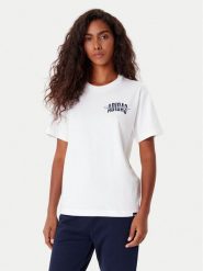 Adidas T-Shirt Collegiate Graphic JV8545 Biały Regular Fit. Białe t-shirty Adidas, l, bez wzorów, z bawełny, bez kołnierzyka, bez ramiączek. Za 109.99 zł.