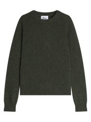 Just Cashmere Kaszmirowy sweter "Lexini" w kolorze ciemnozielonym rozmiar: S. Zielone swetry Just Cashmere, s, bez wzorów, z kaszmiru, bez ramiączek. Za 407.53 zł.