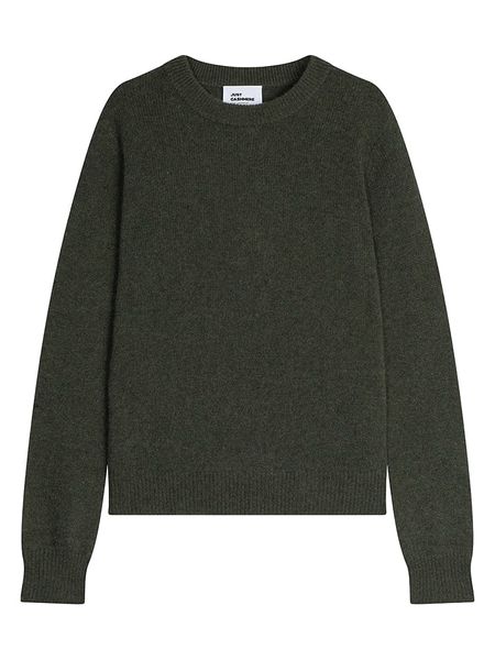 Just Cashmere Kaszmirowy sweter "Lexini" w kolorze ciemnozielonym rozmiar: S. Zielone swetry Just Cashmere, s, bez wzorów, z kaszmiru, bez ramiączek. Za 407.53 zł.