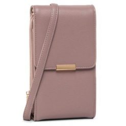 ACCCESSORIES 1W1-071-AW20 Różowy. Czerwone portfele ACCCESSORIES, bez wzorów, ze skóry ekologicznej. Za 69.99 zł.