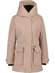 Didriksons Parka zimowa "Britt" w kolorze beżowym rozmiar: 44. Brązowe parki Didriksons, na zimę, bez kaptura. Za 638.42 zł.