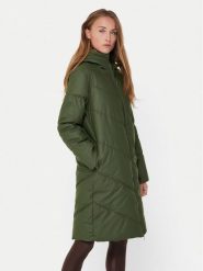 JDY Płaszcz zimowy 15217556 Zielony Regular Fit. Zielone płaszcze JDY, na zimę, m, bez wzorów, z syntetyku, bez kaptura. Za 279.99 zł.