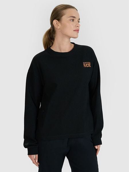 4F Bluza w kolorze czarnym rozmiar: L. Czarne bluzy 4f, l, bez wzorów, bez kaptura. Za 92.86 zł.