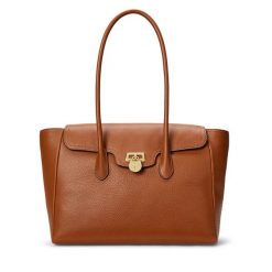 Torebka LAUREN RALPH LAUREN. Brązowe torebki klasyczne Lauren Ralph Lauren, bez wzorów, bez dodatków. Za 2,199.00 zł.