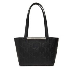 Torebka KARL LAGERFELD. Czarne shopper KARL LAGERFELD, bez wzorów, bez dodatków. Za 589.99 zł.