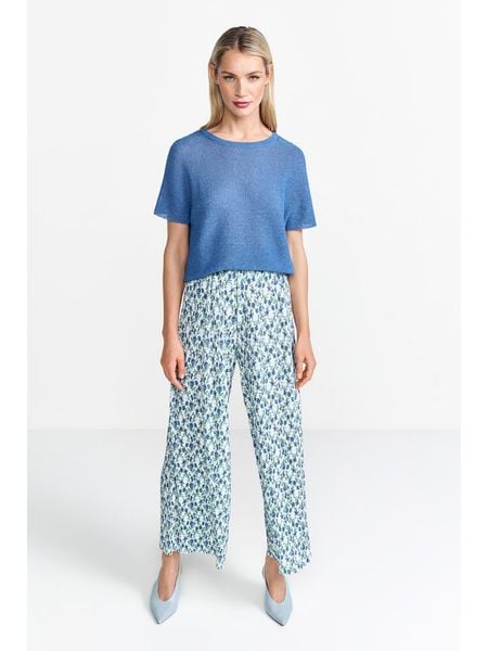 Rich & Royal Sweter w kolorze niebieskim rozmiar: S. Niebieskie swetry Rich & Royal, s, bez wzorów, ze splotem, bez ramiączek. Za 134.95 zł.