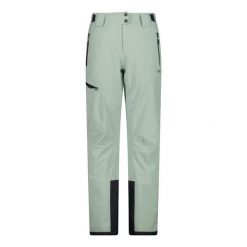 Spodnie narciarskie damskie CMP 34W3946. Zielone spodnie dresowe CMP, bez wzorów. Za 439.99 zł.
