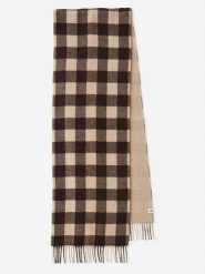 Becksöndergaard Wełniany szal "Florenca" w kolorze beżowo-brązowym - 220 x 37 cm rozmiar: onesize. Brązowe szaliki Becksöndergaard, bez wzorów, z materiału. Za 210.81 zł.