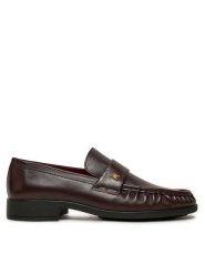 Tommy Hilfiger Lordsy Loafer Soft Nappa Pleated Toe FW0FW08362 Bordowy. Czerwone lordsy TOMMY HILFIGER, bez wzorów, ze skóry, bez obcasa, bez zapięcia. Za 419.99 zł.