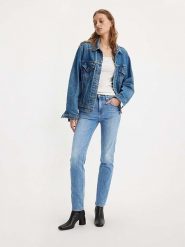 Levi's Dżinsy "724" - Slim fit - w kolorze błękitnym rozmiar: W30/L34. Niebieskie jeansy Levi's®, l, z aplikacjami, z podwyższonym stanem. Za 184.89 zł.