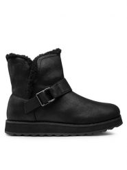 Skechers Śniegowce Cabin Feels 167246/BBK Czarny. Czarne trapery i śniegowce Skechers, z materiału. Za 379.99 zł.
