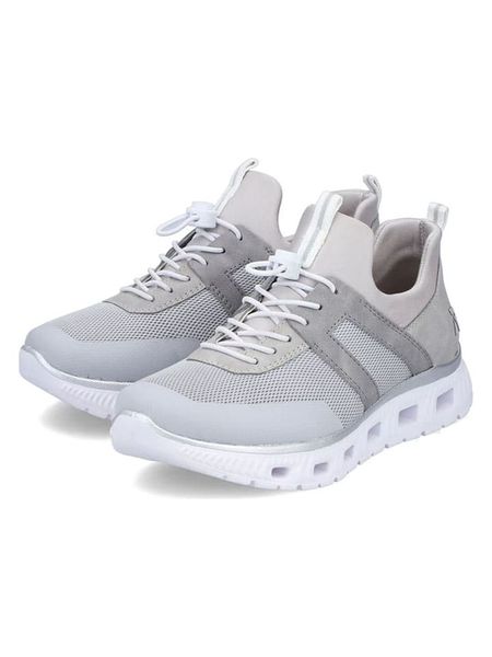 Rieker Sneakersy w kolorze szarym rozmiar: 38. Szare trampki Rieker, bez wzorów, bez zapięcia. Za 214.95 zł.