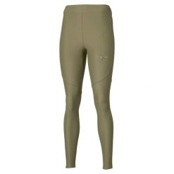 Damskie legginsy Mizuno Active Alpha. Zielone legginsy Mizuno, m, bez wzorów, z tkaniny, do biegania. Za 284.50 zł.