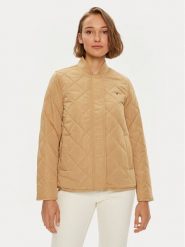 Tommy Hilfiger Kurtka przejściowa WW0WW42376 Beżowy Regular Fit. Brązowe kurtki TOMMY HILFIGER, m, bez wzorów, z syntetyku, bez kaptura. Za 579.99 zł.