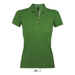 Damska koszulka polo Sol's Portland. Zielone koszulki polo SOL'S, s, bez wzorów, bez kołnierzyka, bez ramiączek. Za 138.50 zł.