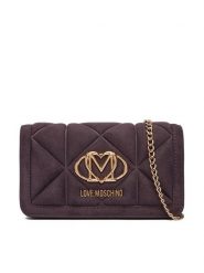 LOVE MOSCHINO Torebka JC5640PP0NKE0650 Fioletowy. Fioletowe torebki klasyczne Love Moschino, bez wzorów, z materiału, bez dodatków. Za 709.99 zł.