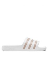 Adidas Klapki adilette Aqua EF1730 Biały. Białe klapki Adidas, z tworzywa sztucznego, bez zapięcia. Za 79.99 zł.