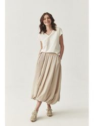 TATUUM Spódnica w kolorze kremowym rozmiar: 38. Brązowe spódnice Tatuum, bez wzorów, maxi, bombki. Za 247.99 zł.